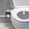 Bidet Attachment Non-Electric Fresh Water Bidet Sprayer Toilet Seat Attachment with Self Cleaning Dual Nozzles Cold Warm Water Temperature Pressure Co