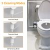 Bidet Attachment Non-Electric Fresh Water Bidet Sprayer Toilet Seat Attachment with Self Cleaning Dual Nozzles Cold Warm Water Temperature Pressure Co