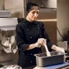 100 Pack Black Micro Nylon Hairnets 28' Size Disposable Black Hairnets with Elastic Edge Mesh Stretchable Hairnet Caps for Food Service Cooking Indust