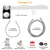 Bidet Attachment Non-Electric Fresh Water Bidet Sprayer Toilet Seat Attachment with Self Cleaning Dual Nozzles Cold Warm Water Temperature Pressure Co