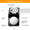 Bidet Attachment Non-Electric Fresh Water Bidet Sprayer Toilet Seat Attachment with Self Cleaning Dual Nozzles Cold Warm Water Temperature Pressure Co